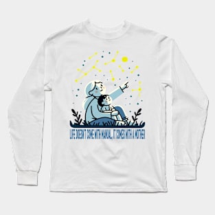 Stargazing Mom's Guiding Light Long Sleeve T-Shirt